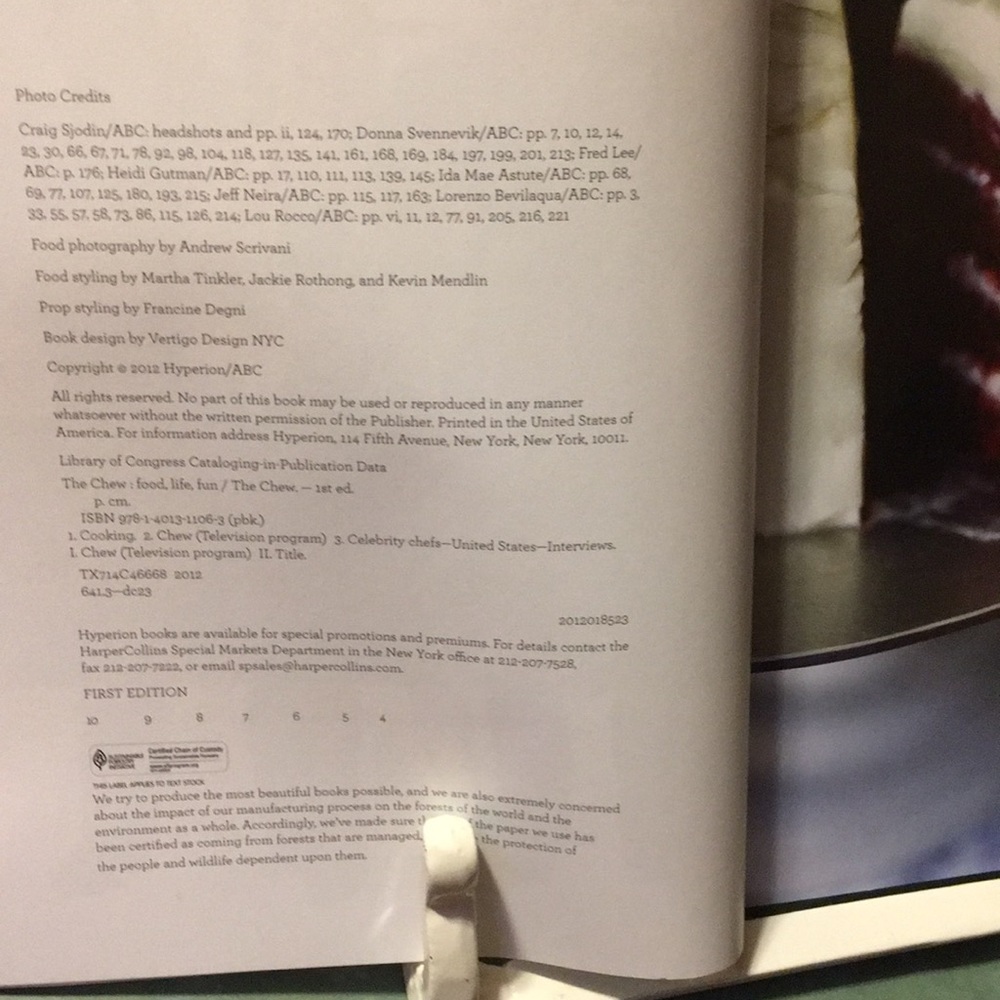 The Chew tv show cookbook. - Picture 3 of 4